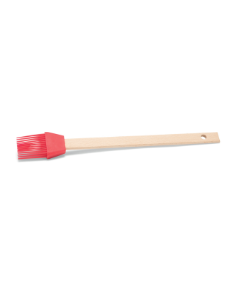 Pensula pentru patiserie, cu peri din silicon rosu,  27 cm - PATISSE